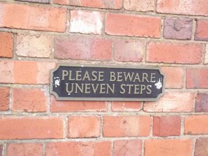 uneven steps
