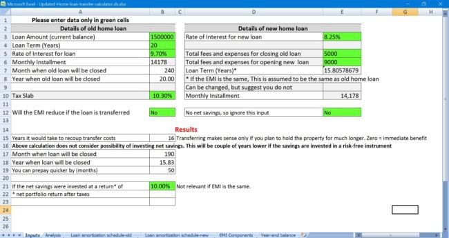 home-loan-transfer-calculator