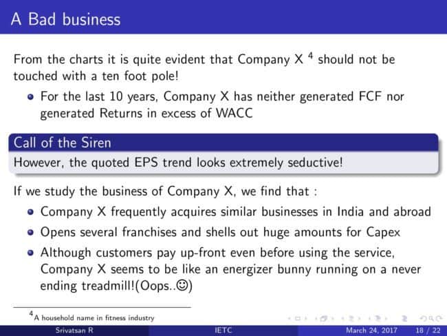 slide 18: It’s Earnings That Count: Can you identify the next Satyam?