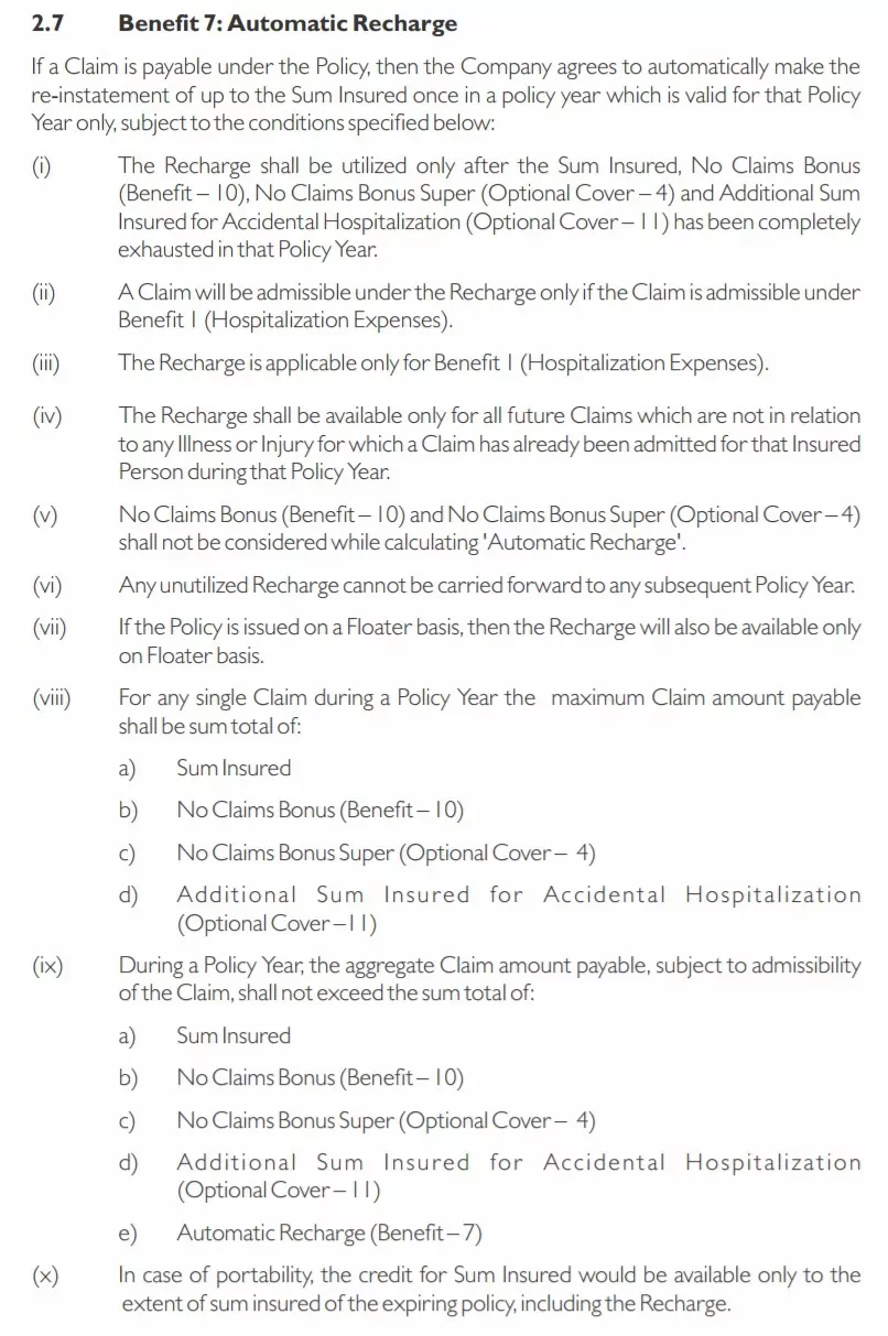 Religare Health Insurance Automatic Recharge
