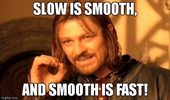 Slow is smooth and smooth is fast is applicable to How to close your loans and live debt-free