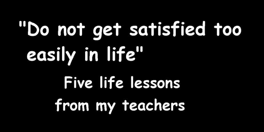 Teachers' Day: Five life lessons from my teachers
