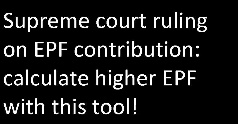 Higher EPF contribution on basic + allowances: Calculate increase in EPF corpus!