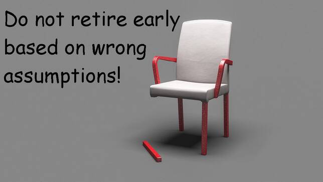 The 4 retirement rule is wrong! Do not retire early in India based on