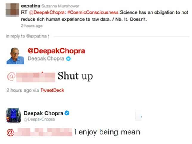 DeepakChopra Tweet Screenshot