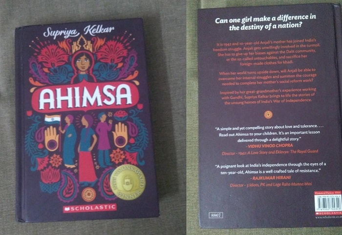 Ahimsa by Supriya Kelkar front and back cover