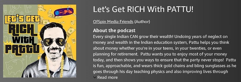 Listen to the Let's Get Rich with Pattu podcast