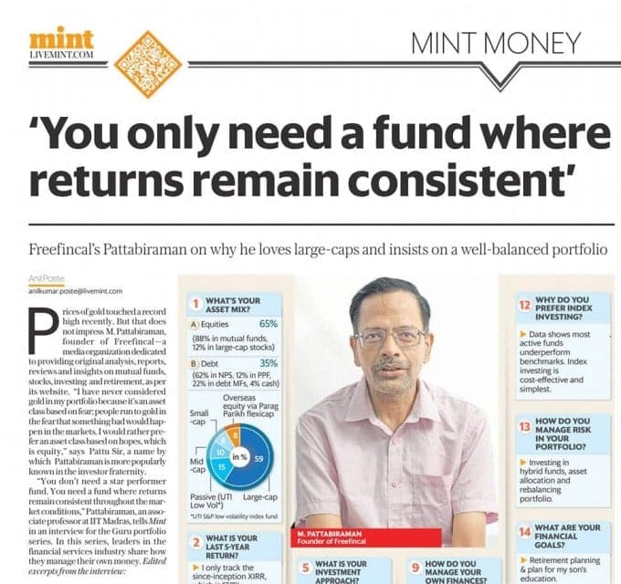 Mint Guru Portfolio M Pattabiraman Print Version March 14th 2024