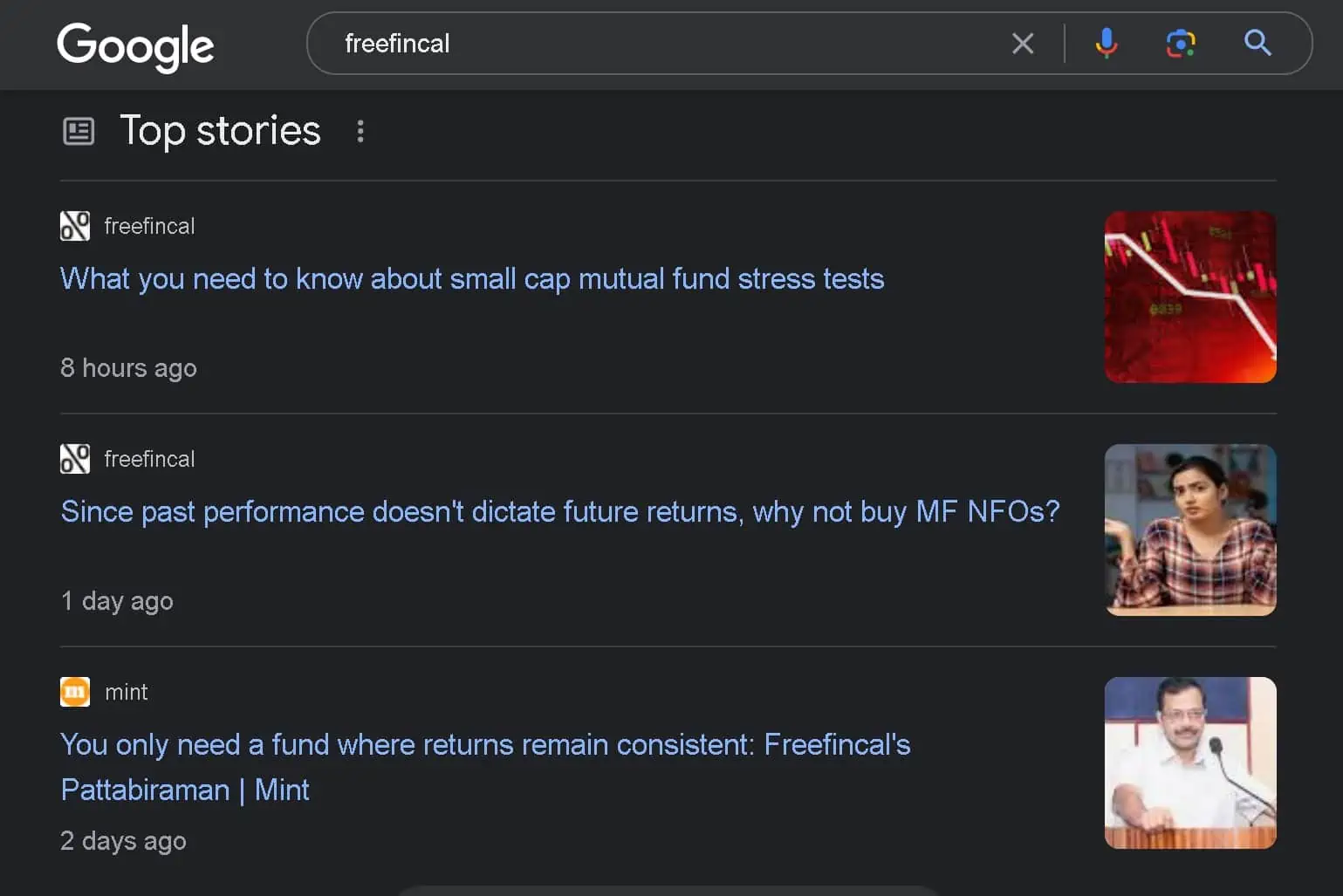 Top stories featuring freefincal 16th March 2024