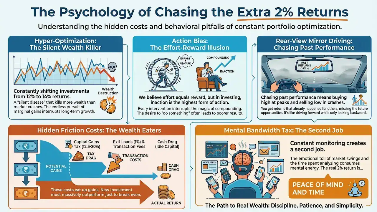 Infographic representing "The Psychology of Chasing the Extra 2% Returns" Infographic representing "The Psychology of Chasing the Extra 2% Returns"